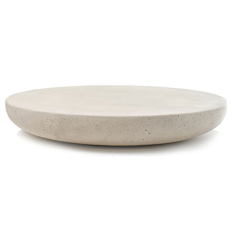 Кофейный стол Tori Round Travertine Coffee Table Бежевый в Воронеже | Loft Concept 