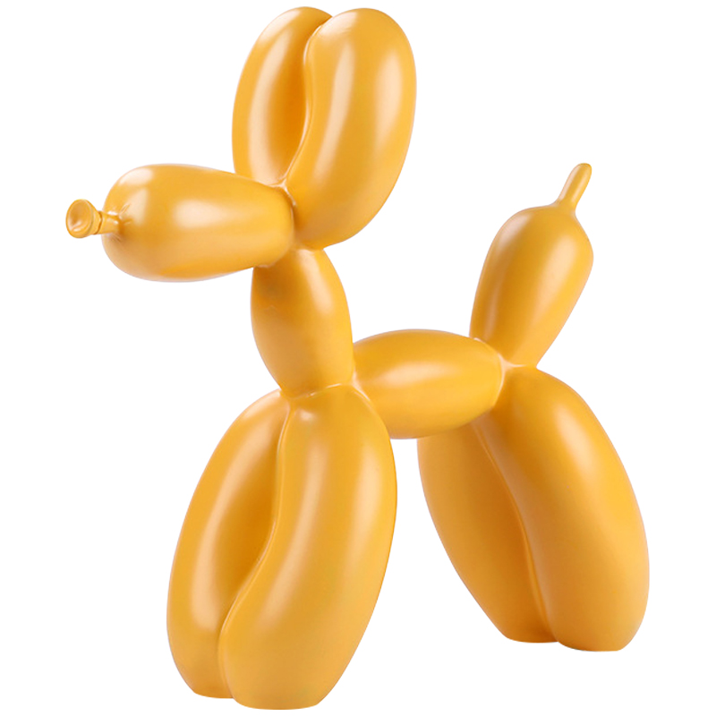 Статуэтка Jeff Koons Balloon Dog Matte Yellow Желтый в Воронеже | Loft Concept 