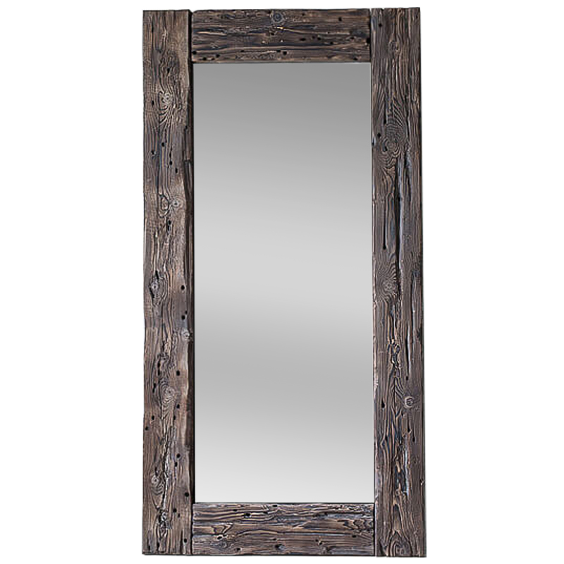 Зеркало Aged Wood Mirror Коричневый винтаж Зеркало Aged Wood Mirror Коричневый винтаж в Воронеже | Loft Concept