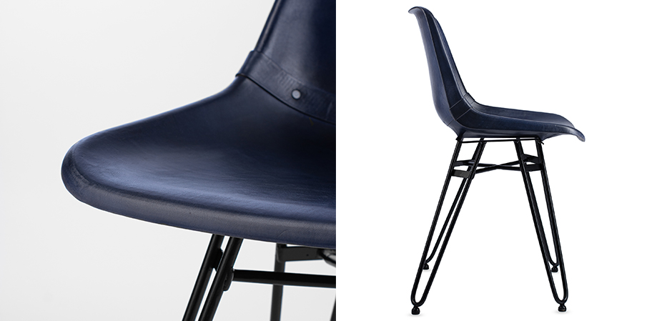 Стул Leather Schoolhouse Chair Стул Leather Schoolhouse Chair - Loft-Concept в Воронеже