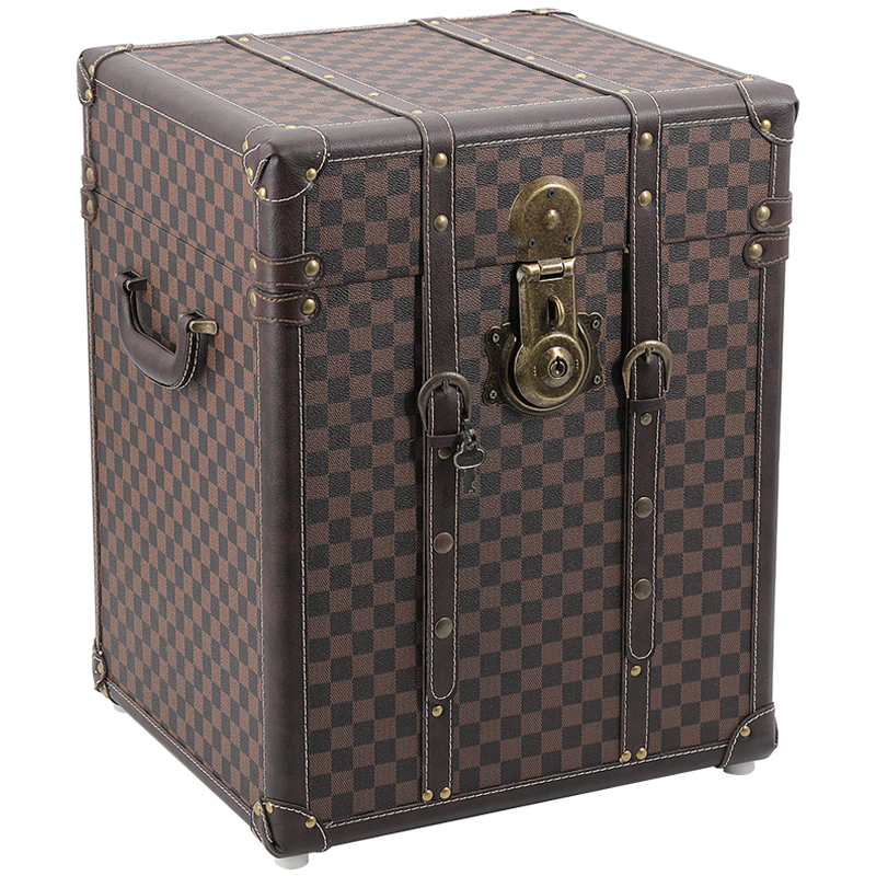 Сундук Louis Vuitton Design Wooden Chest Коричневый Латунь в Воронеже | Loft Concept 