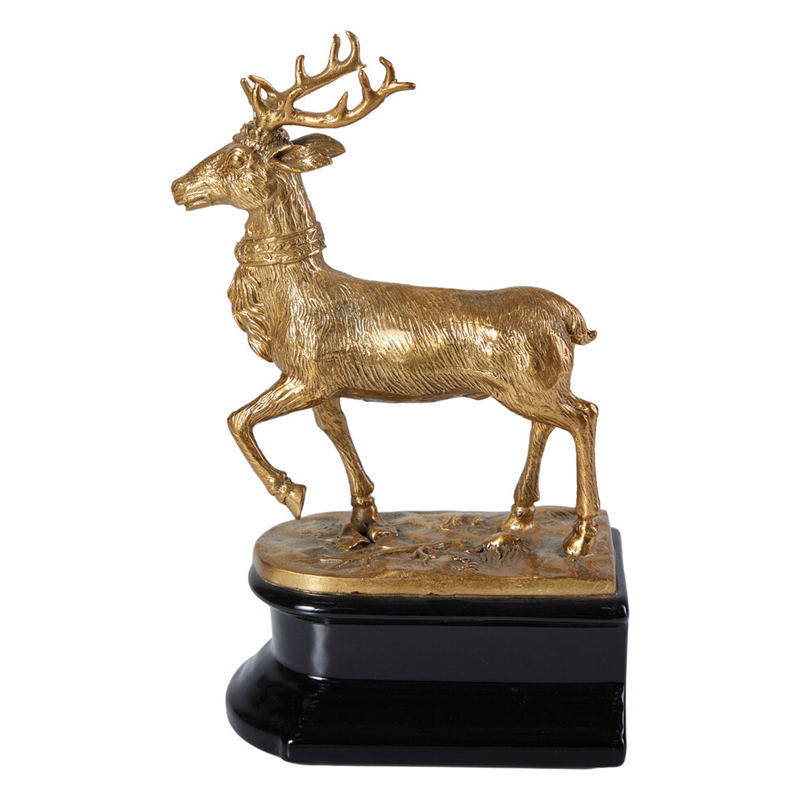Держатель для книг в виде оленя из фарфора и бронзы Eden Garden porcelain and bronze Черный Бронза Держатель для книг в виде оленя из фарфора и бронзы Eden Garden porcelain and bronze Черный Бронза в Воронеже | Loft Concept