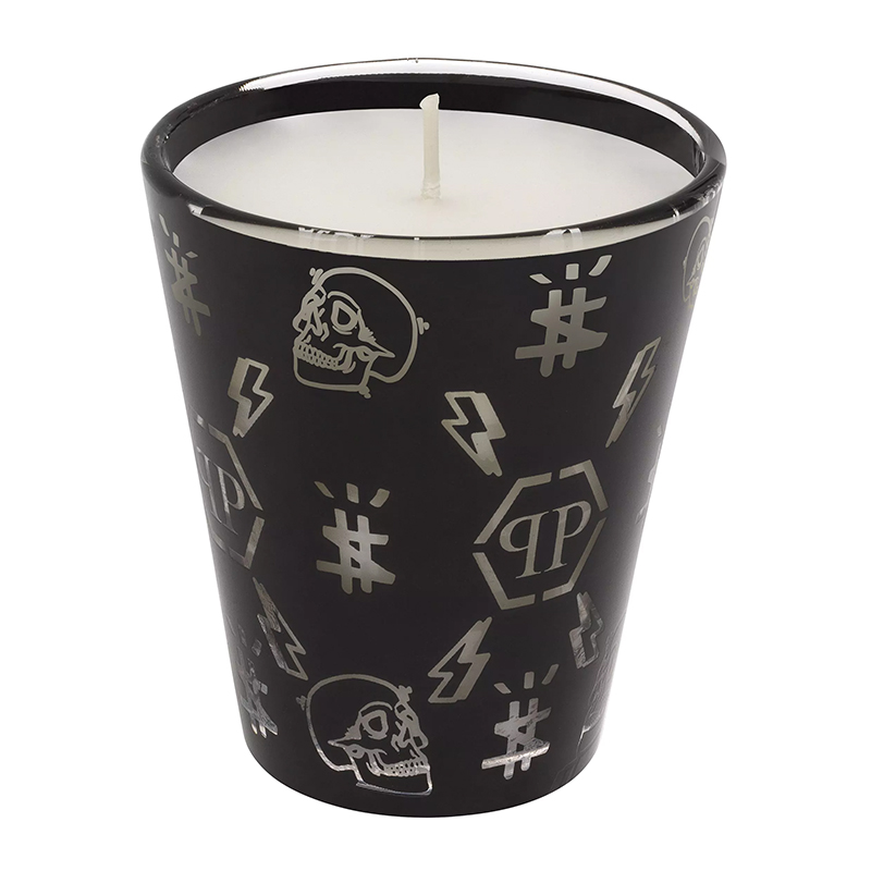 Свеча Philipp Plein Candle Monogram S Черный Белый в Воронеже | Loft Concept 