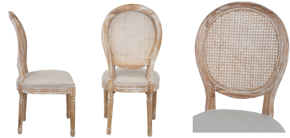 Стул French chairs Provence Beige Rattan 2 Chair Стул French chairs Provence Beige Rattan 2 Chair - Loft-Concept в Воронеже