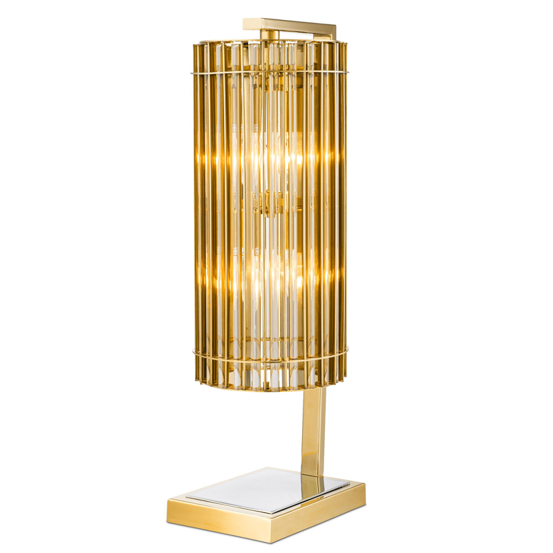 Настольная лампа Eichholtz Table Lamp Pimlico Gold Глянцевое золото Никель Золотой Шампань в Воронеже | Loft Concept 