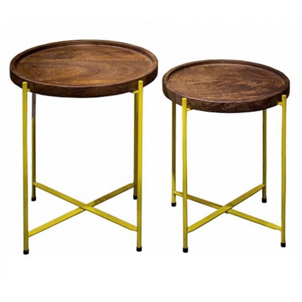 Комплект столиков Round side table set Акация в Воронеже | Loft Concept 