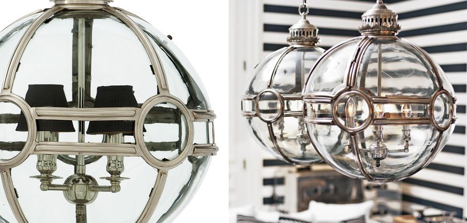 Люстра Lantern Hagerty Antique Silver - Loft-Concept в Воронеже