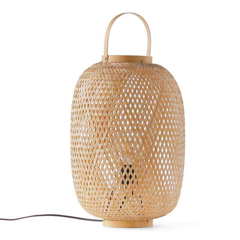 Настольная лампа Lantern Wicker Table lamp Бежевый в Воронеже | Loft Concept 