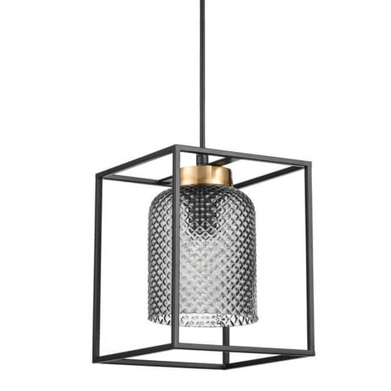 Подвесной светильник Myron Hanging lamp Черный Дымчатый (Smoke) в Воронеже | Loft Concept 