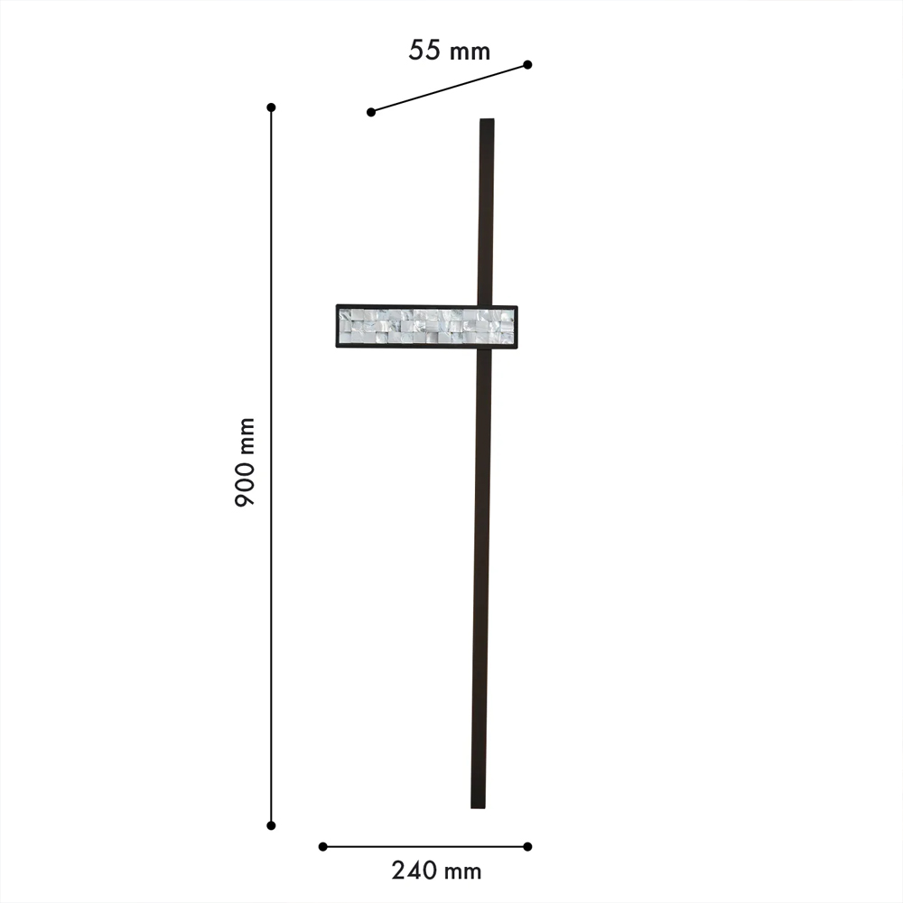 Бра с декором из перламутровой морской ракушки Touch of Marine Charm в Воронеже