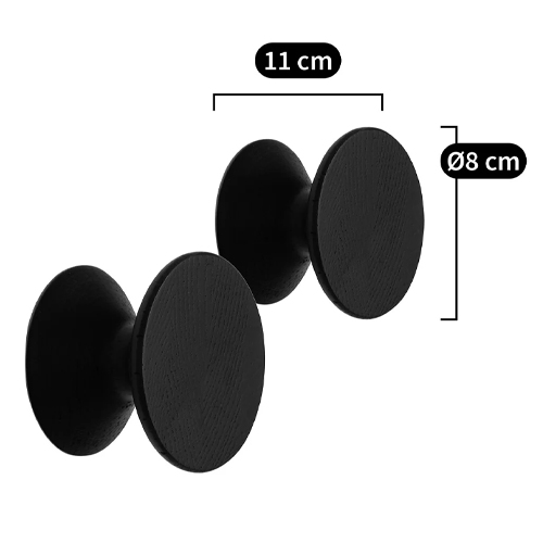 Комплект из 2-х круглых деревянных настенных крючков Bert Wall Hanger Комплект из 2-х круглых деревянных настенных крючков Bert Wall Hanger в Воронеже