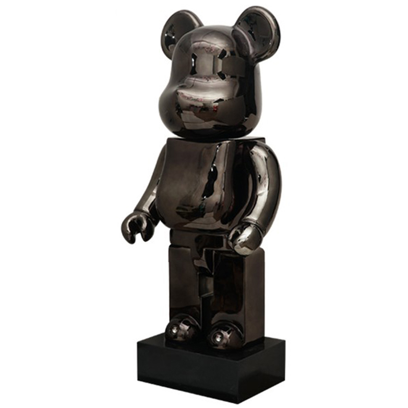 Статуэтка Bearbrick Black on stand Черный в Воронеже | Loft Concept 