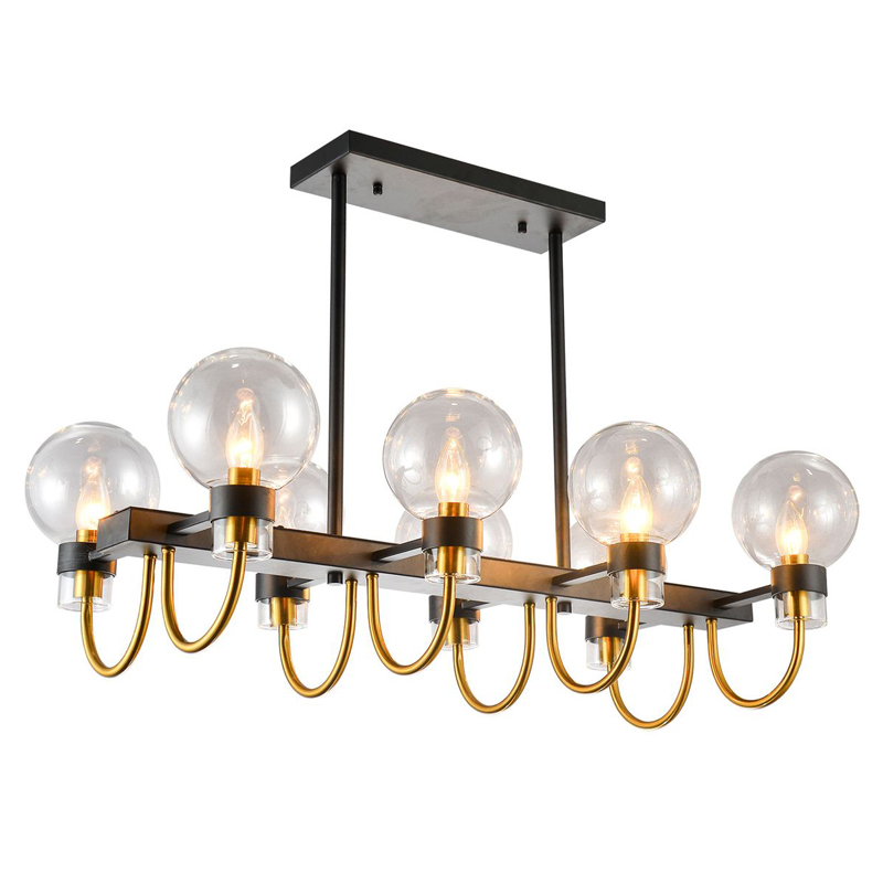 Люстра Votrom Chandelier Черный Прозрачный (Transparent) Бронза Люстра Votrom Chandelier Черный Прозрачный (Transparent) Бронза в Воронеже | Loft Concept
