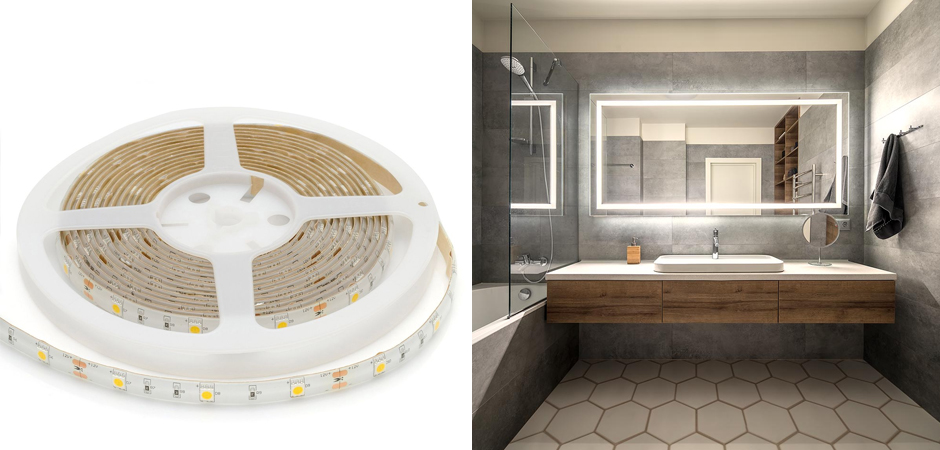Светодиодная влагозащищенная лента 7,2W/m 30LED/m 5050SMD теплый белый 5M Светодиодная влагозащищенная лента 7,2W/m 30LED/m 5050SMD теплый белый 5M - Loft-Concept в Воронеже