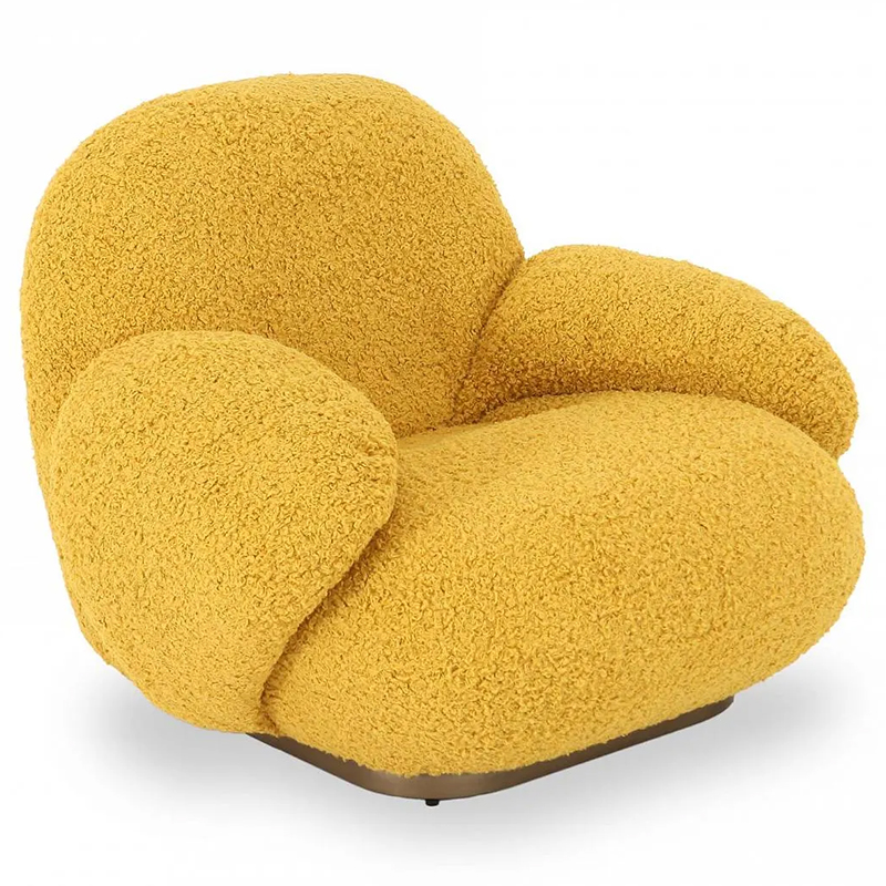 Кресло Chloe Yellow Armchair Желтый Золотой в Воронеже | Loft Concept 