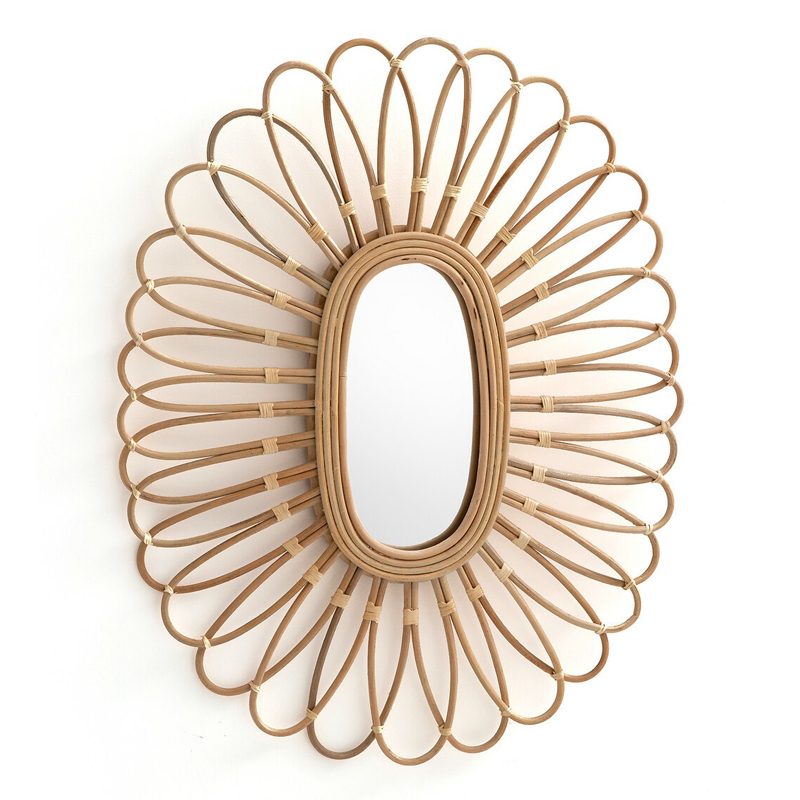 Зеркало Mirror Rattan Oval  в Воронеже | Loft Concept 