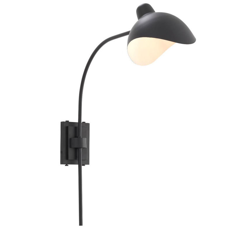 Бра Wall Lamp Pelham Black Черный в Воронеже | Loft Concept 