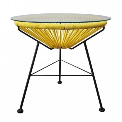 Приставной стол Acapulco side table Yellow Морская синь Желтый Оранжевый Зеленый Черный Белый в Воронеже | Loft Concept 