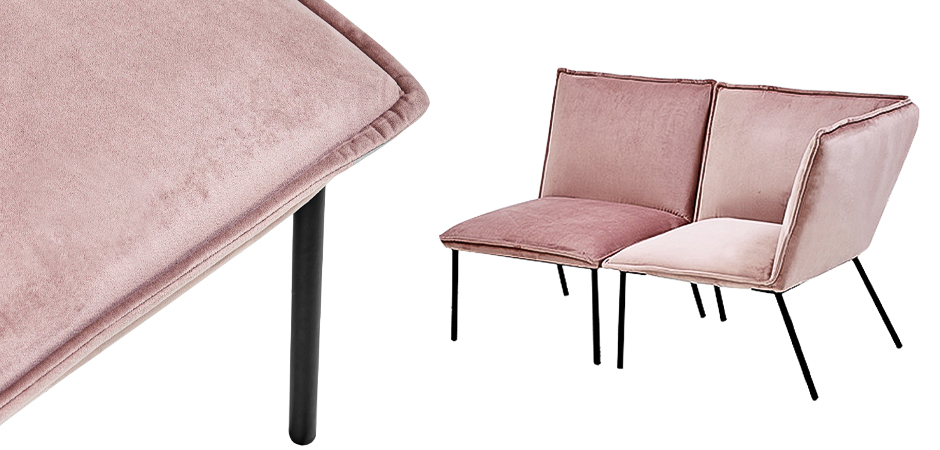 Кресло Corner Armchair Single pink Кресло Corner Armchair Single pink - Loft-Concept в Воронеже