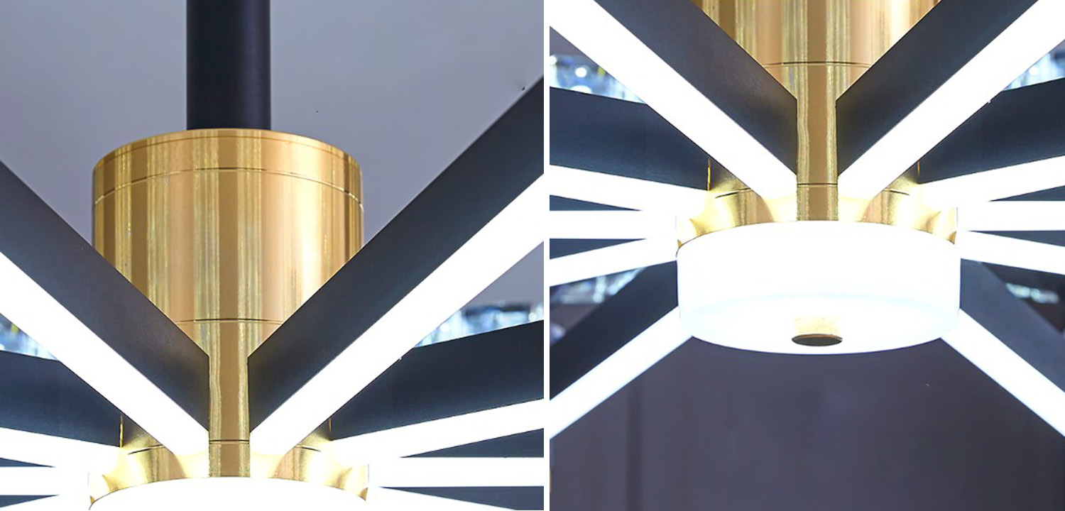 Дизайнерская Люстра 10 хрустальных плафонов Crystal Shades Chandelier - фото №2