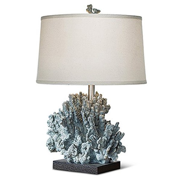 Настольная лампа Blue-Grey Coral Голубой пастельный в Воронеже | Loft Concept 