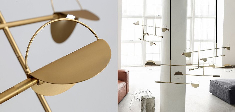 Люстра BOLIA LEAVES PENDANT brass Люстра BOLIA LEAVES PENDANT brass - Loft-Concept в Воронеже