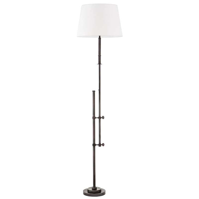 Торшер Eichholtz Floor Lamp Gordini Bronze Белый Темная бронза в Воронеже | Loft Concept 