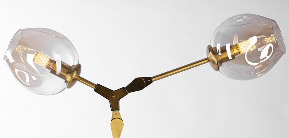 Торшер Сrumpled Glass Bubble - фото №3