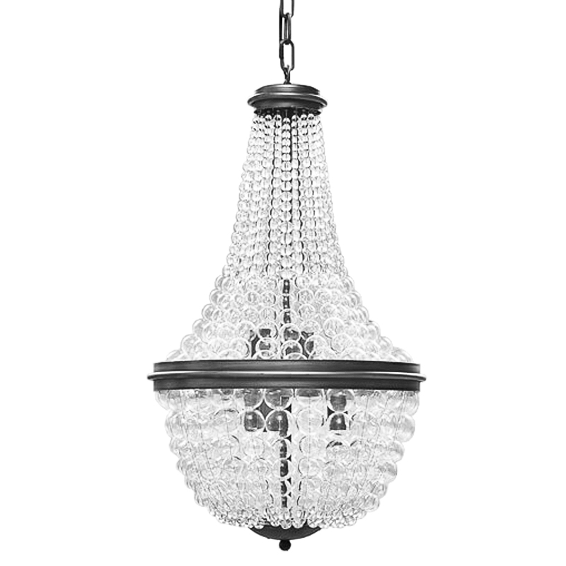 Люстра Bubble Blower Classic Chandeliers Графит Прозрачный в Воронеже | Loft Concept 