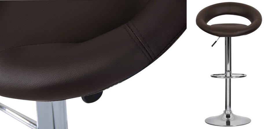 Барный стул Ring Dark Brown Барный стул Ring Dark Brown - Loft-Concept в Воронеже
