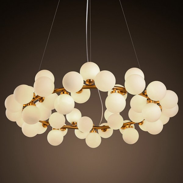 Люстра Milk Bubble Round Chandelier  в Воронеже | Loft Concept 