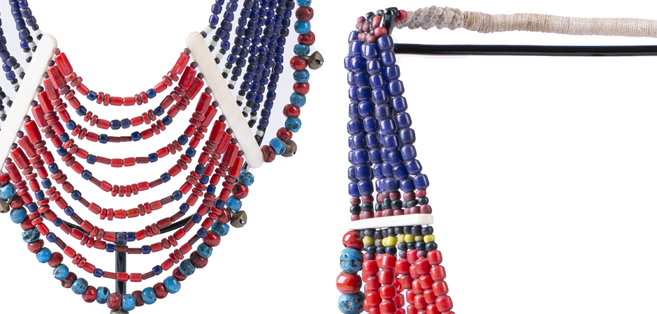 Этническое ожерелье на подставке Line Beads Этническое ожерелье на подставке Line Beads - Loft-Concept в Воронеже