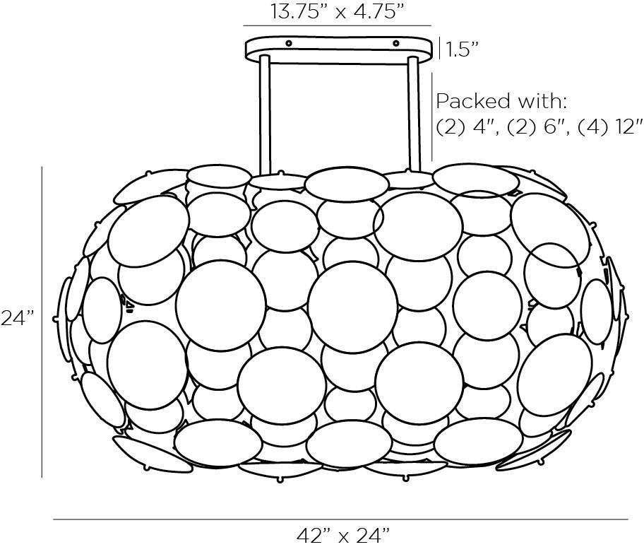 Люстра Arteriors NEBULA CHANDELIER в Воронеже