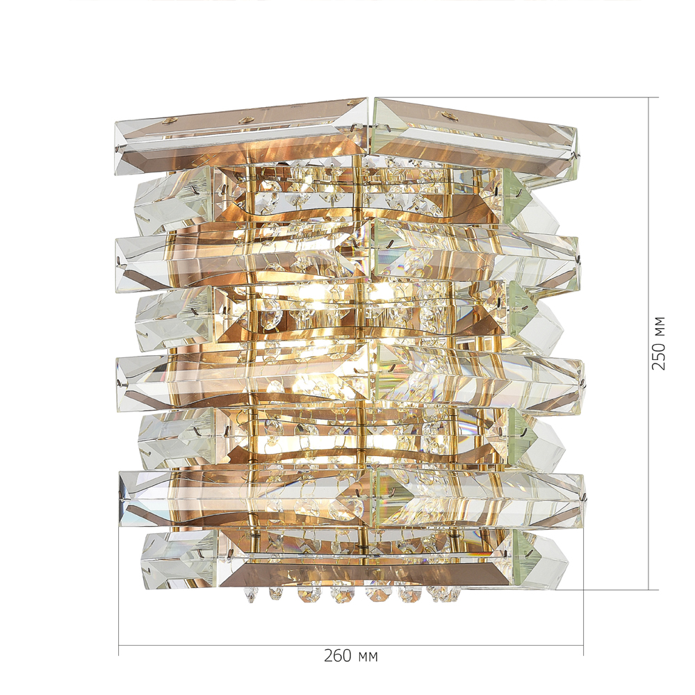 Бра в классическом хрустальном обрамлении Light Garland в Воронеже