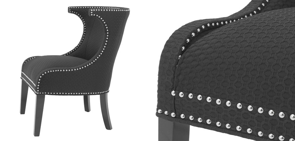 Кресло Eichholtz Chair Elson black Кресло Eichholtz Chair Elson black - Loft-Concept в Воронеже