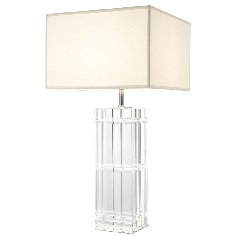Настольная лампа Eichholtz Table Lamp Universal Прозрачный Белый Никель Настольная лампа Eichholtz Table Lamp Universal Прозрачный Белый Никель в Воронеже | Loft Concept