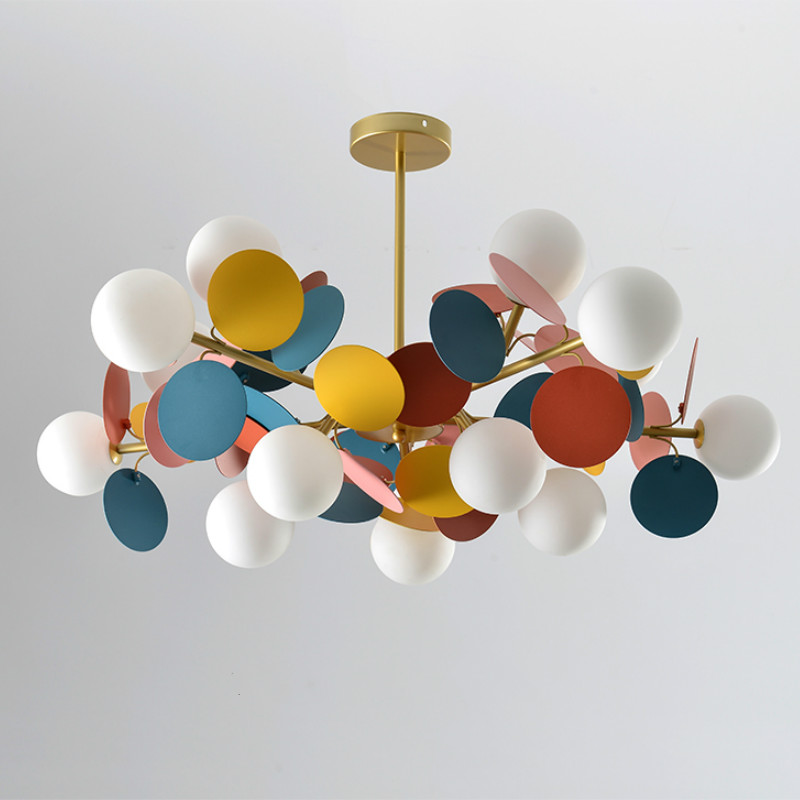 Люстра MATISSE Chandelier multicolor Золотой Белый Мульти в Воронеже | Loft Concept 