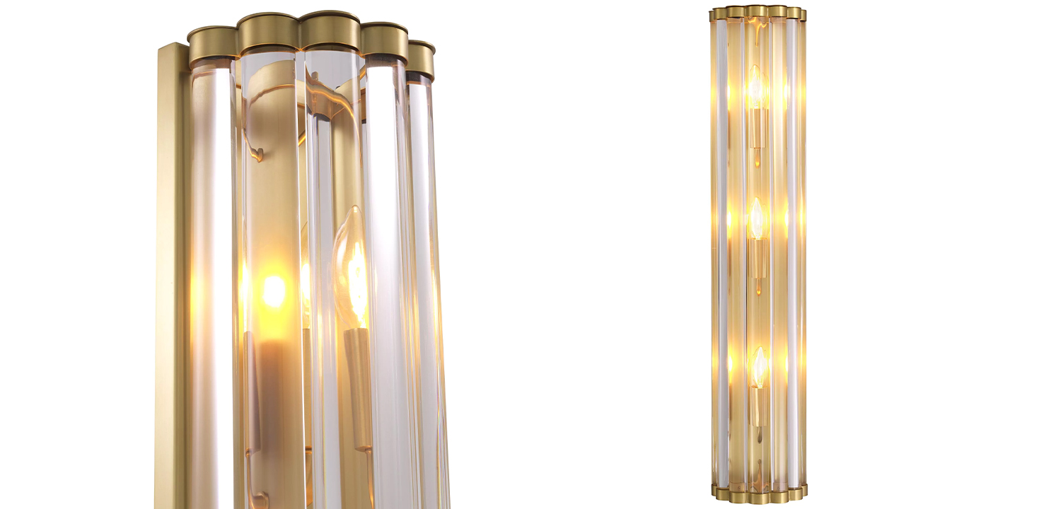 Бра Eichholtz Wall Lamp Amalfi Brass - фото