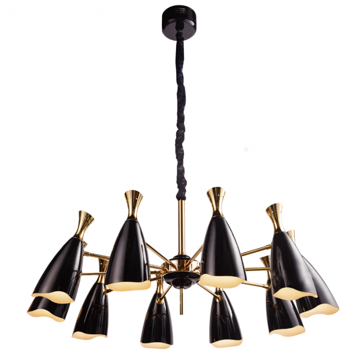 Люстра Delightfull Duke Chandelier Черный Люстра Delightfull Duke Chandelier Черный в Воронеже | Loft Concept