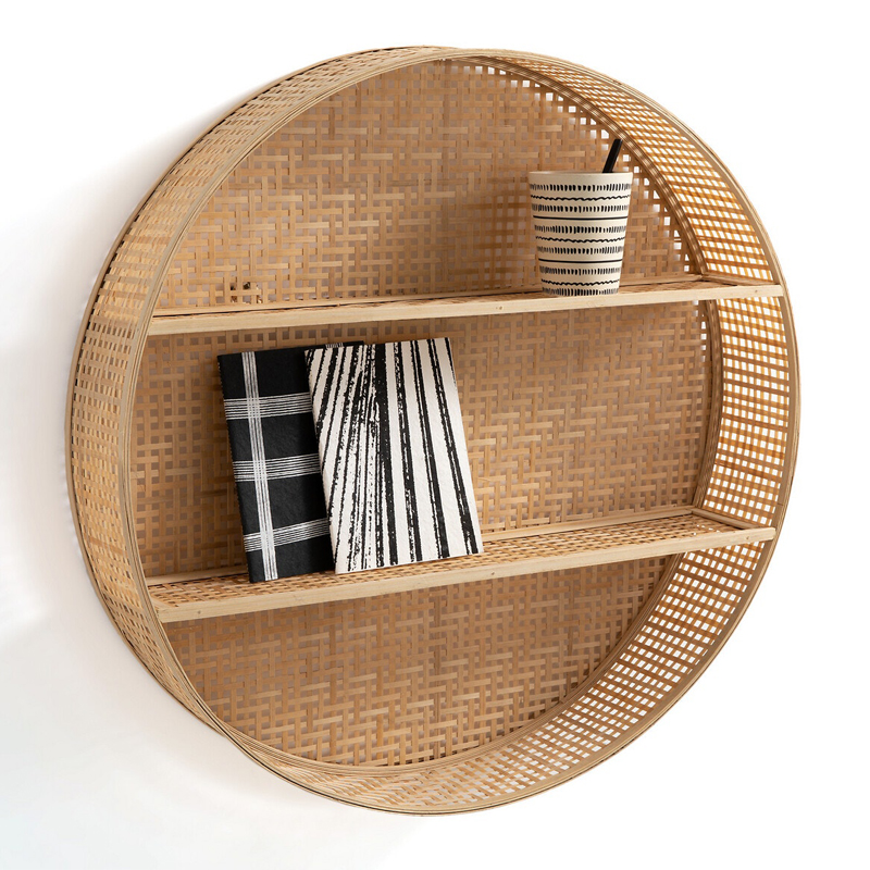 Полка Wicker Bamboo Shelf cells  в Воронеже | Loft Concept 