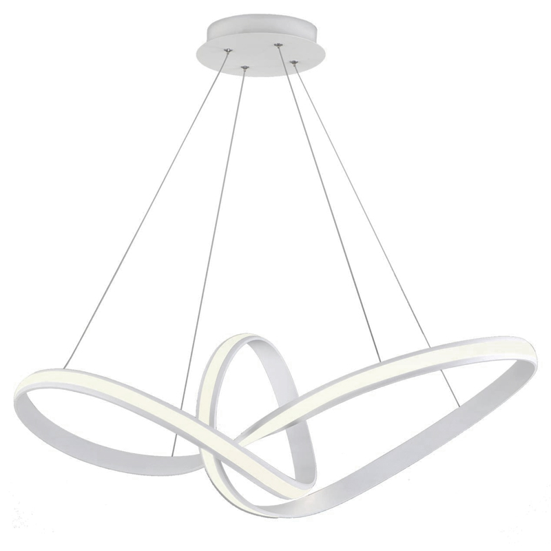 Люстра Mobius Strip White Chandelier Белый в Воронеже | Loft Concept 