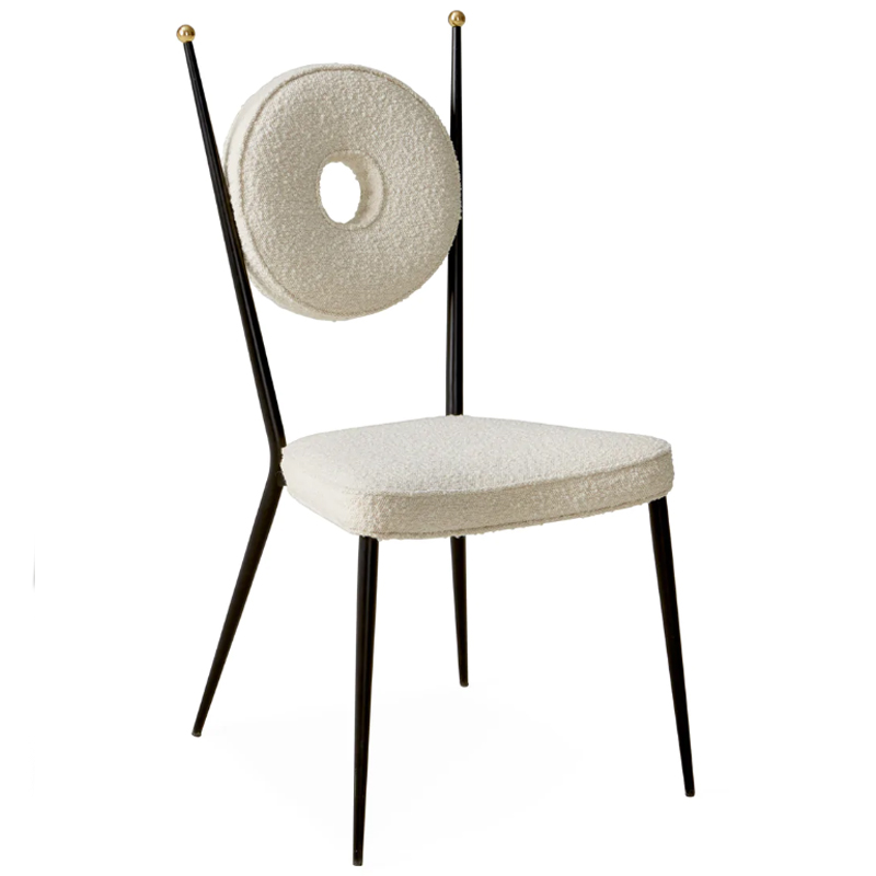 Стул Jonathan Adler Rondo Dining Chair ivory ( слоновая кость ) в Воронеже | Loft Concept 