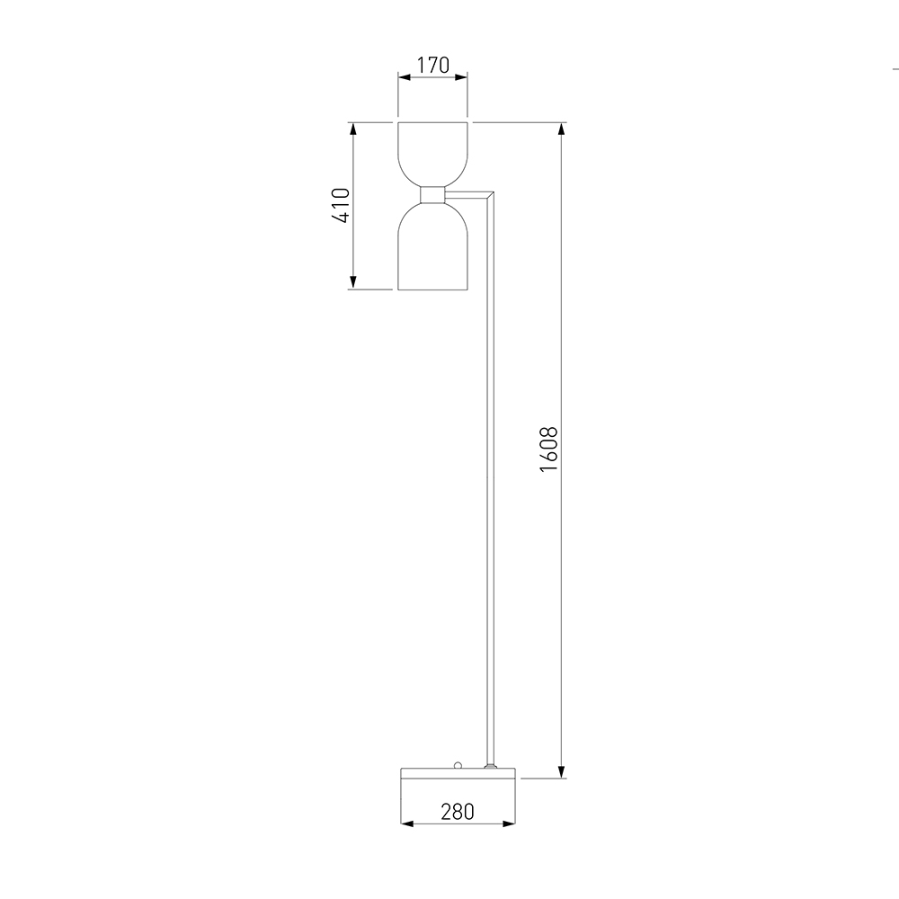 Торшер Light maker studio white and smok brass в Воронеже