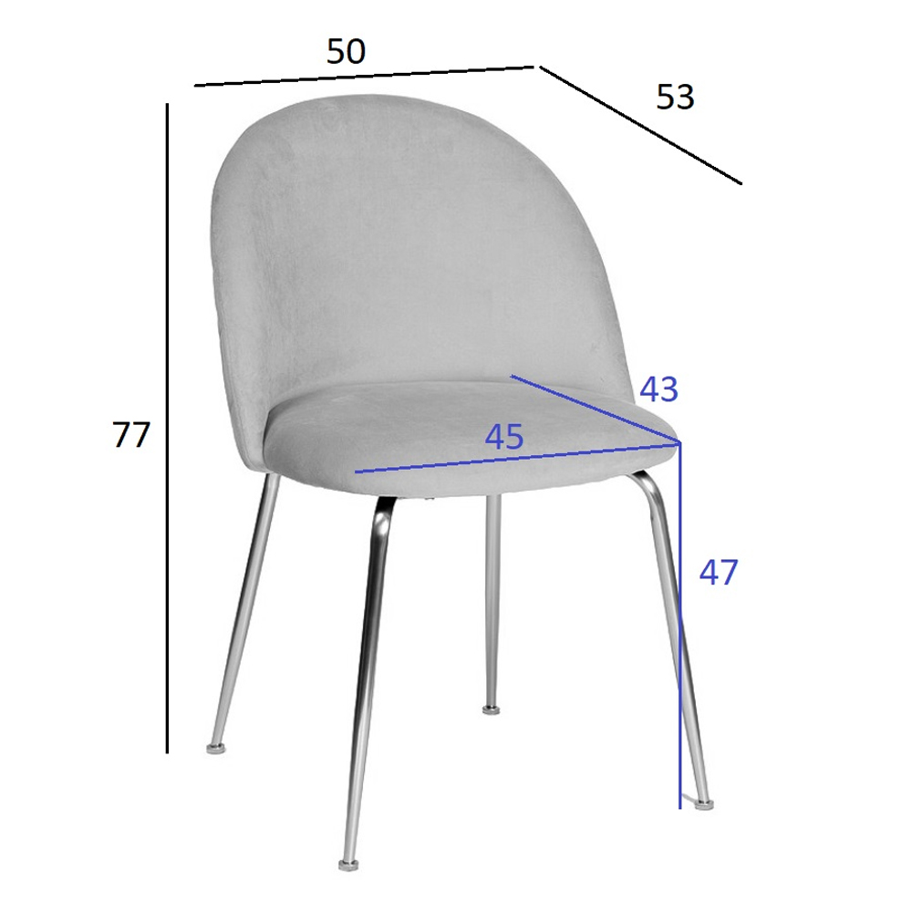 Стул велюровый хаки на золотистых металлических ножках Vendramin Chair в Воронеже