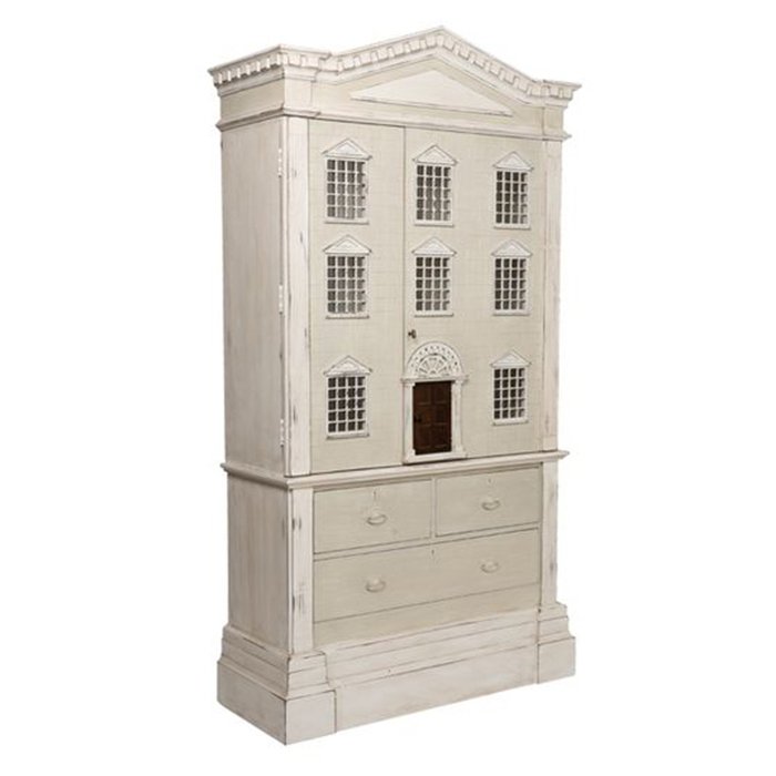 Шкаф "кукольный домик" Dolls House Cabinet ivory ( слоновая кость ) в Воронеже | Loft Concept 