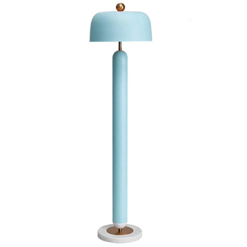 Meet blue Floor lamp Голубой Латунь Meet blue Floor lamp Голубой Латунь в Воронеже | Loft Concept
