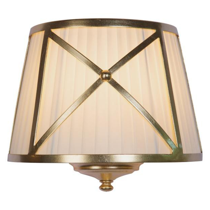 Бра Provence Lampshade Light Gold Wall Lamp Бежевый Золотой в Воронеже | Loft Concept 