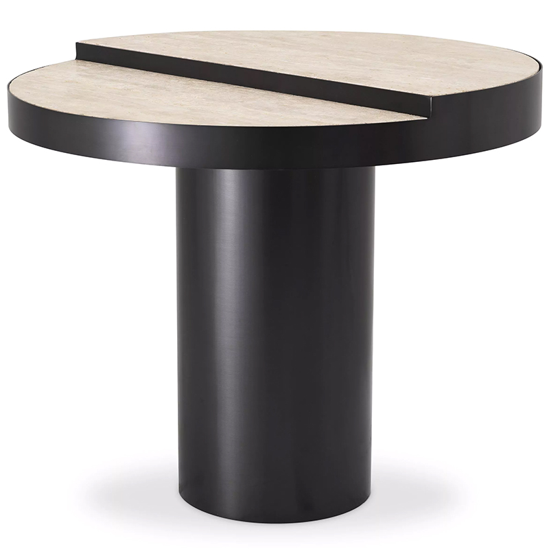 Приставной столик Eichholtz Side Table Excelsior Черный Песочный в Воронеже | Loft Concept 