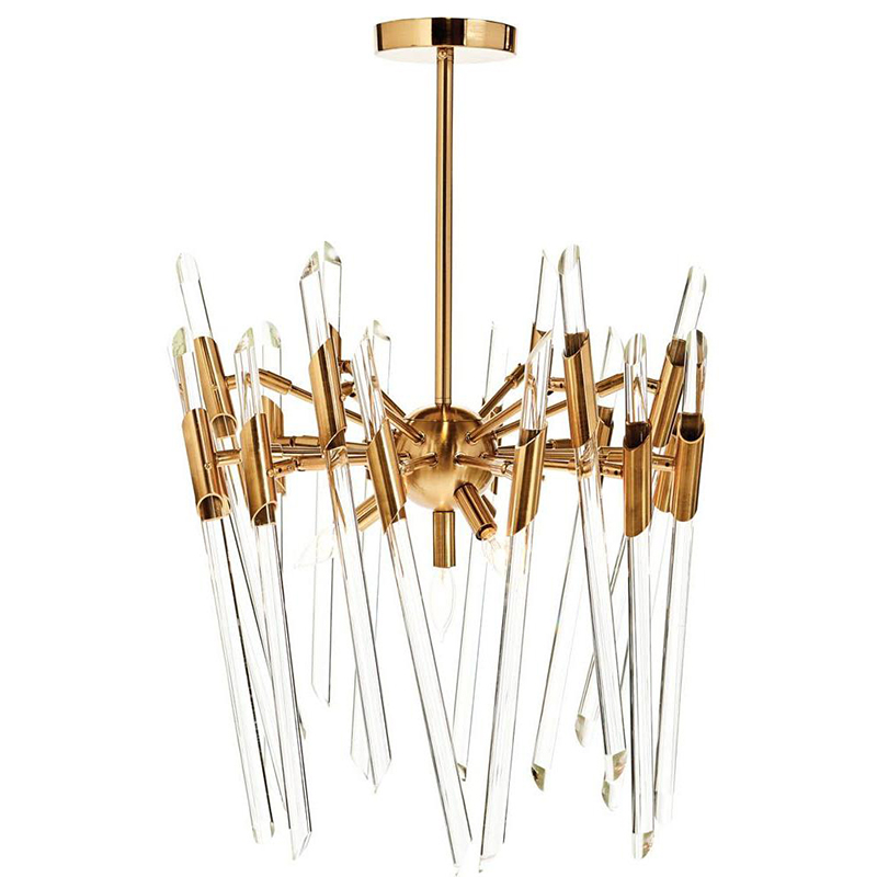 Люстра Ice Rods Chandelier brass Латунь в Воронеже | Loft Concept 