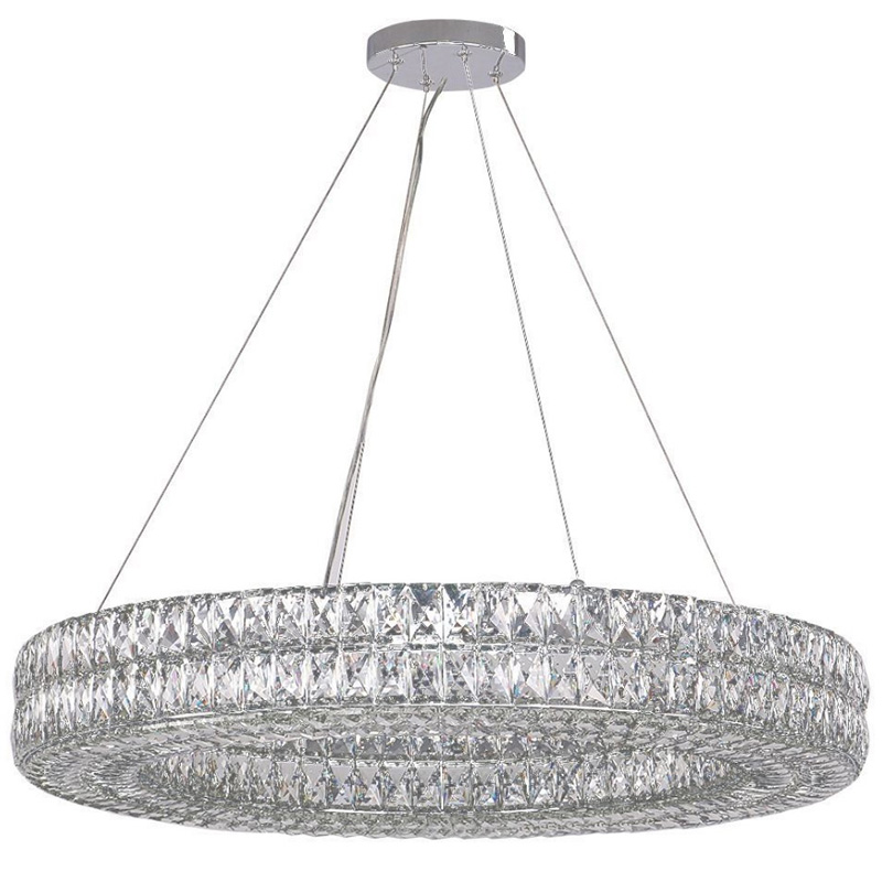 Люстра Crystal Regena Chrome Chandelier 17 Хром Прозрачный (Transparent) в Воронеже | Loft Concept 